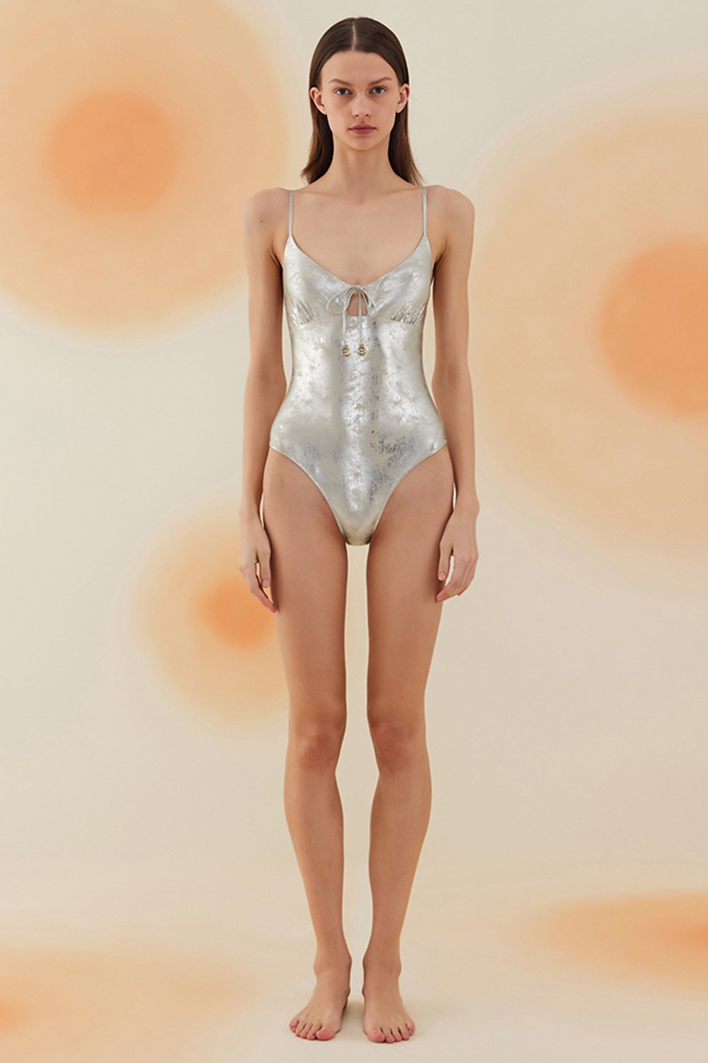 Bonesta-Badain Shiny Sonic Silver Bağcıklı V Yaka Mayo-Bikini & Mayo-1-roqelvaxirum.shop