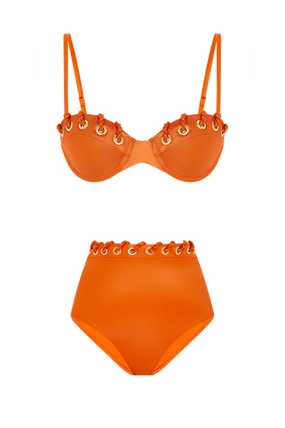 Bonesta-Barchan Flame Orange Kaplı Bikini Takımı-Bikini & Mayo-5-roqelvaxirum.shop