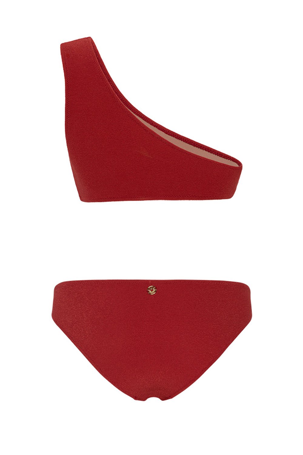 Bonesta-Bush Burgundy Terry Tek Omuz Bikini Takımı-Bikini & Mayo-5-roqelvaxirum.shop