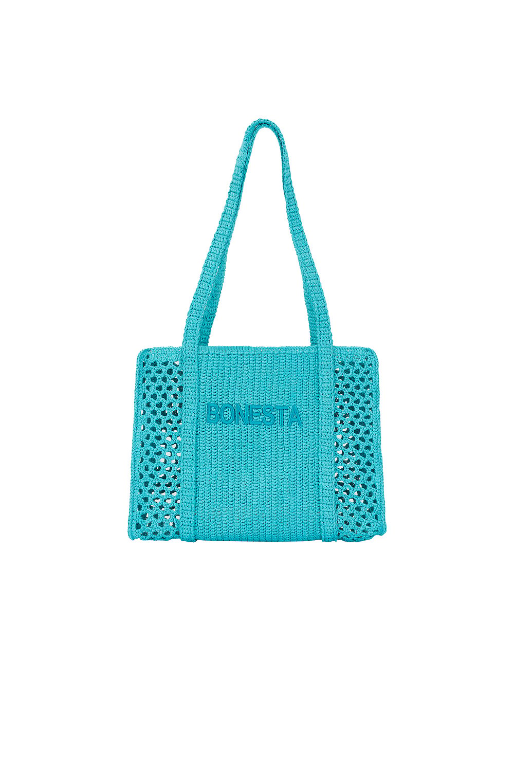 Bonesta-Capri Turquoise Plaj Çantası-Omuz Çantası-1-roqelvaxirum.shop
