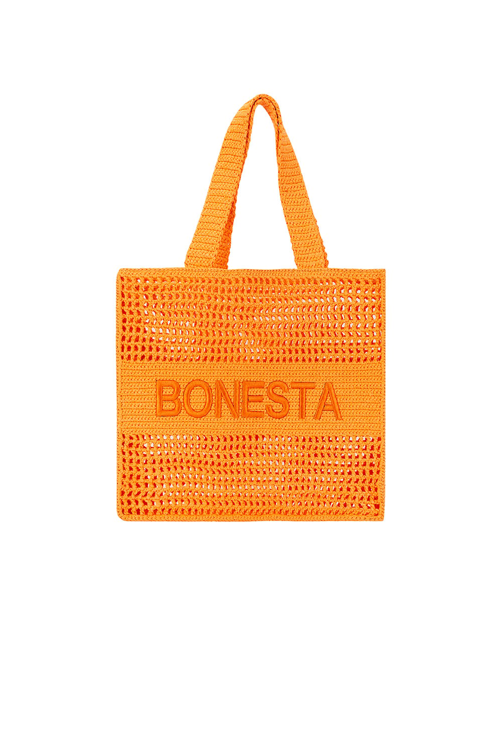Bonesta-Positano Maxi Tangerine Plaj Çantası-Omuz Çantası-1-roqelvaxirum.shop