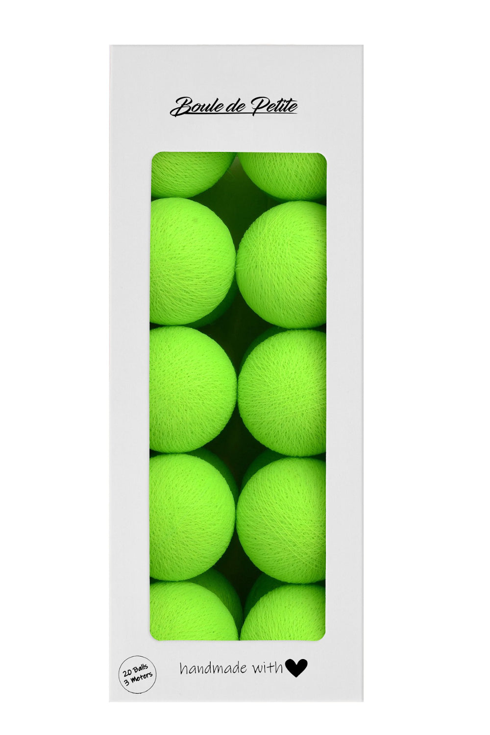 Boule De Petite-Neon Green Işıklı Top Aydınlatma-Dekoratif Aydınlatma-2-roqelvaxirum.shop
