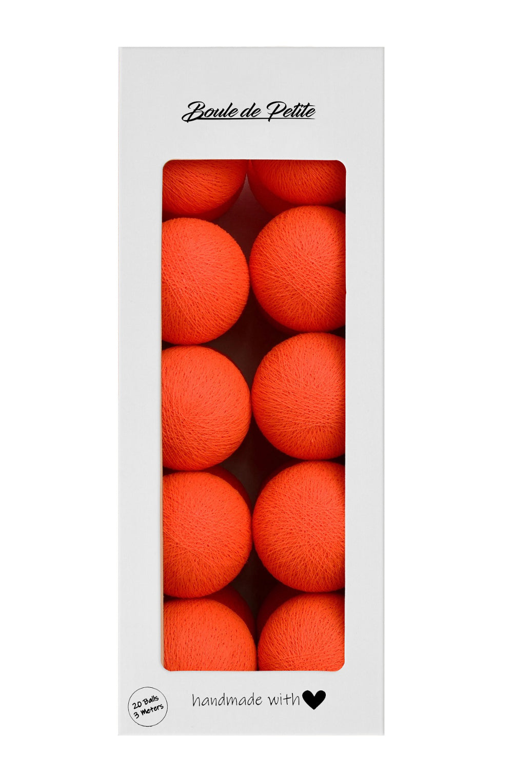 Boule De Petite-Neon Orange Işıklı Top Aydınlatma-Dekoratif Aydınlatma-1-roqelvaxirum.shop