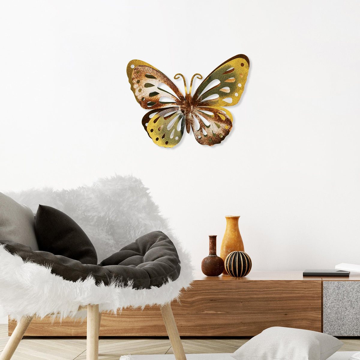 Bys-107-A Dekoratif Metal Duvar Tablosu