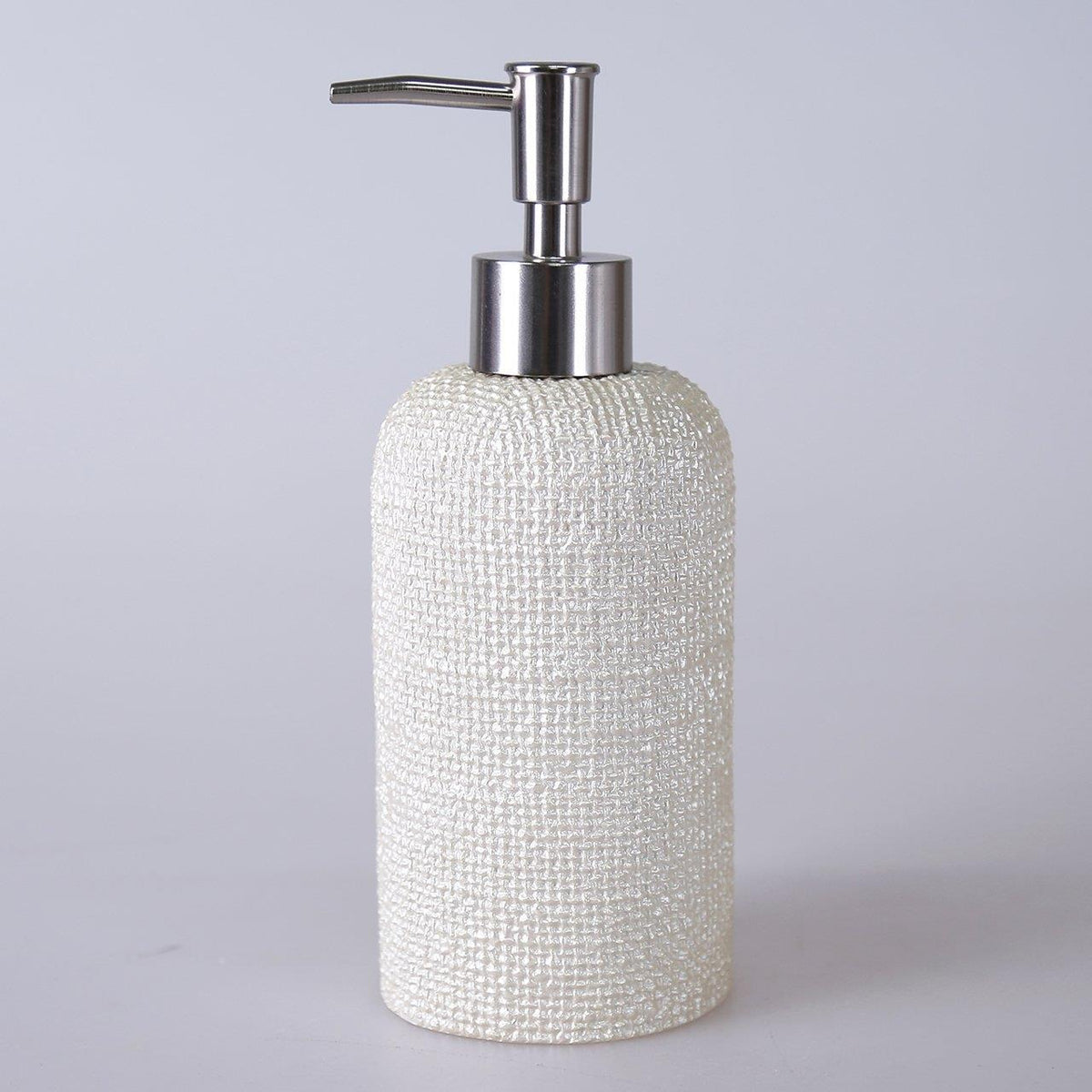 By Selim Natural İnci 5 Parça Polyester Banyo Seti