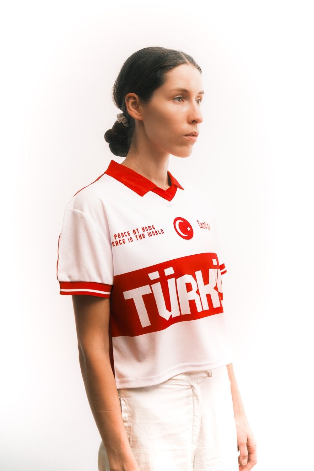 Anadolu Kadın Polo Crop Tshirt - 3