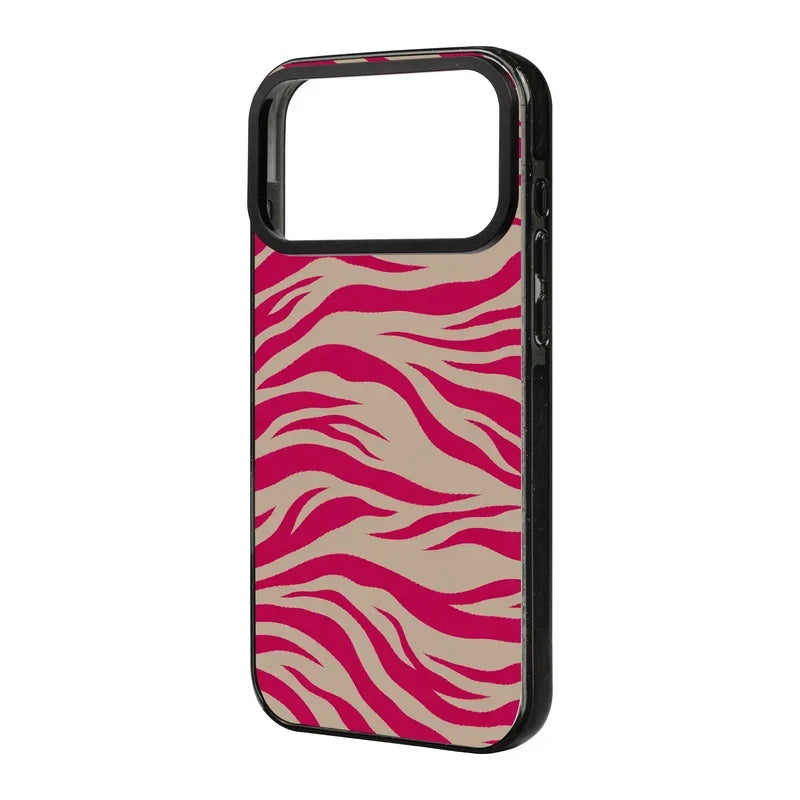 Fuchsia Zebra-Power Kılıf - Iphone 17 Pro Max