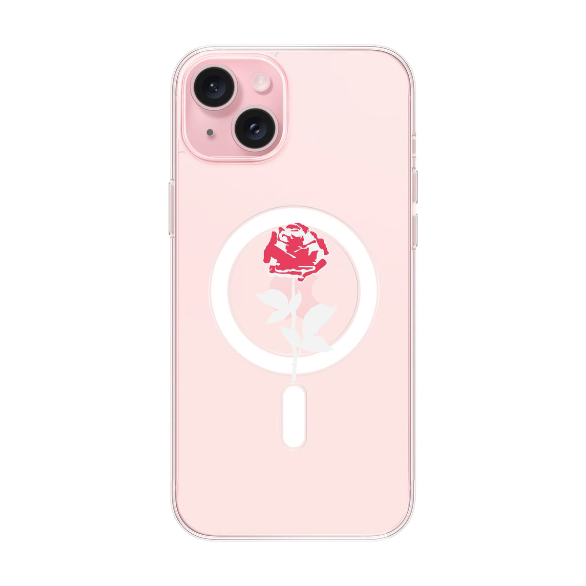 Naturel Rose-Solid Kılıf Magsafe Özellikli - Iphone 15 Plus