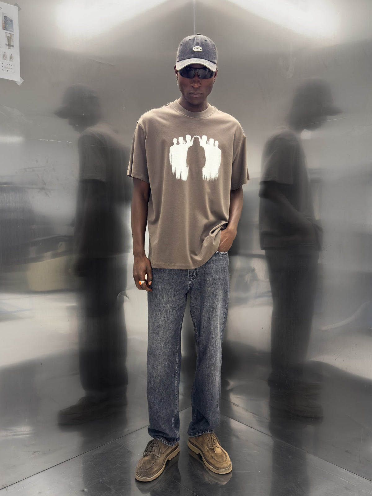 Baskılı Oversize T-Shirt