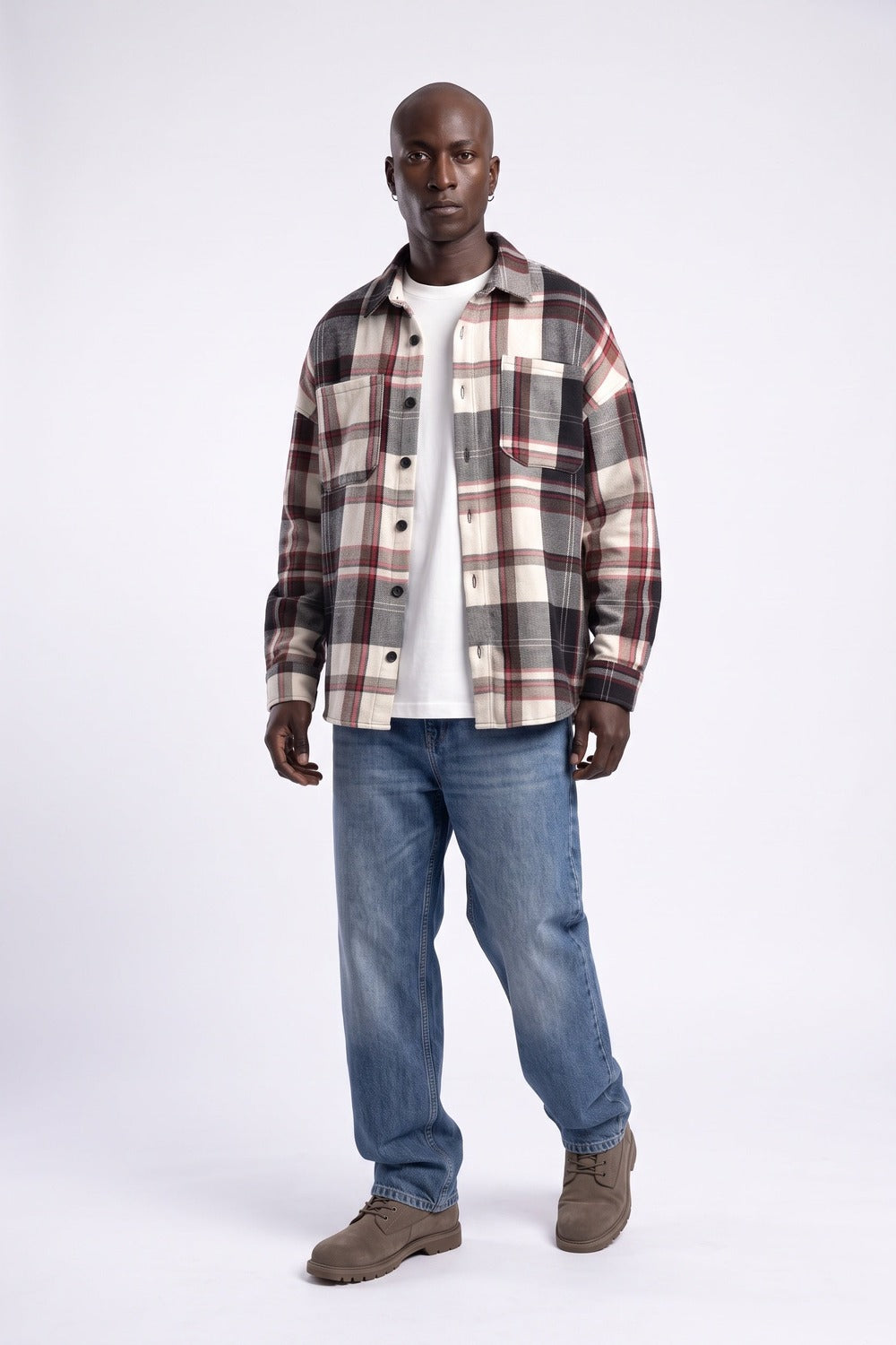 Oversize Flanel Oduncu Gömlek