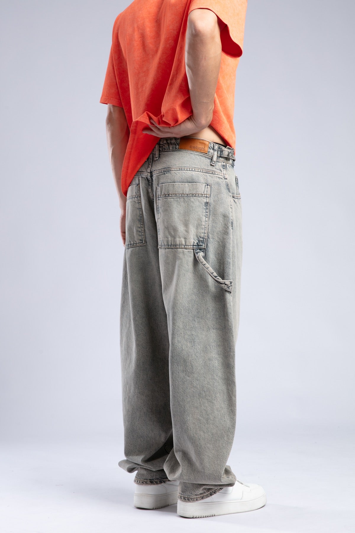Catch-Yıkamalı Baggy Jean Pantolon-Pantolon-4-roqelvaxirum.shop