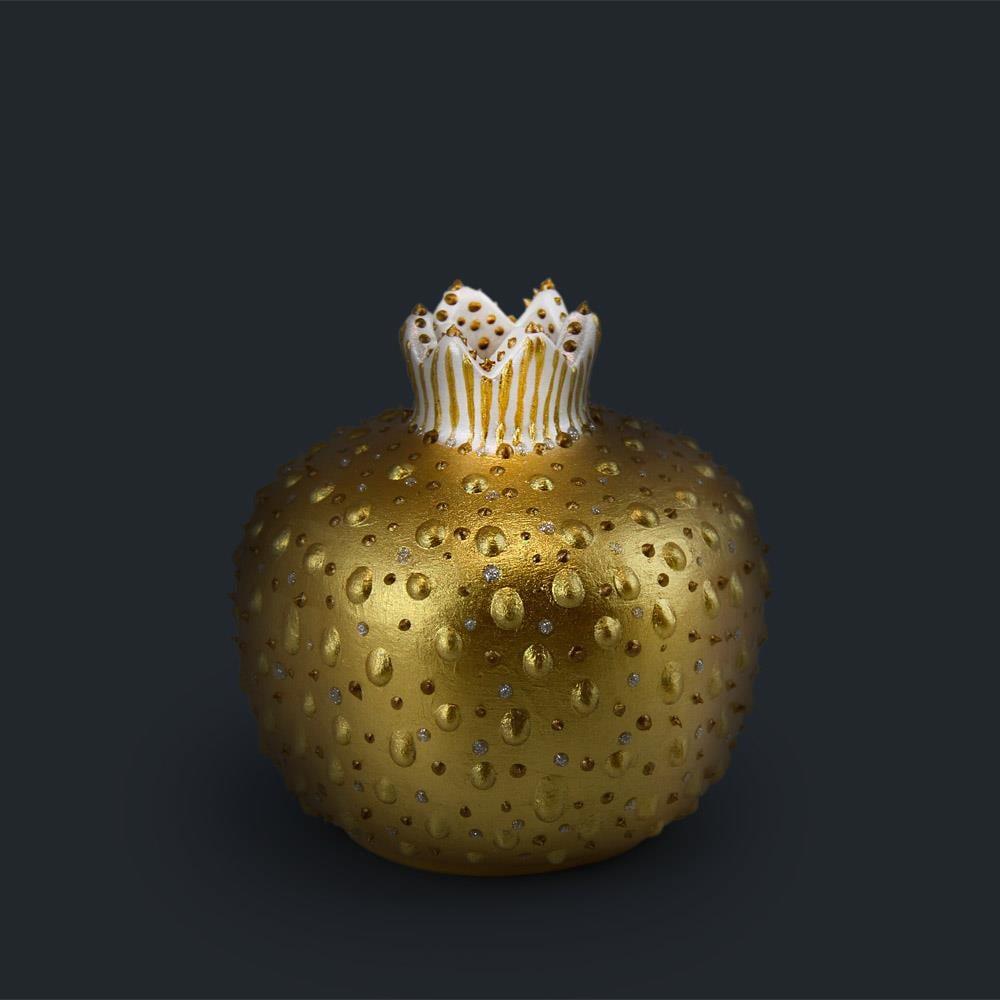 Coho Objet-Coho Art Bereket Narı El Yapımı Sanatsal Dekoratif Obje Brilliant Gold-Dekoratif Kase-2-roqelvaxirum.shop