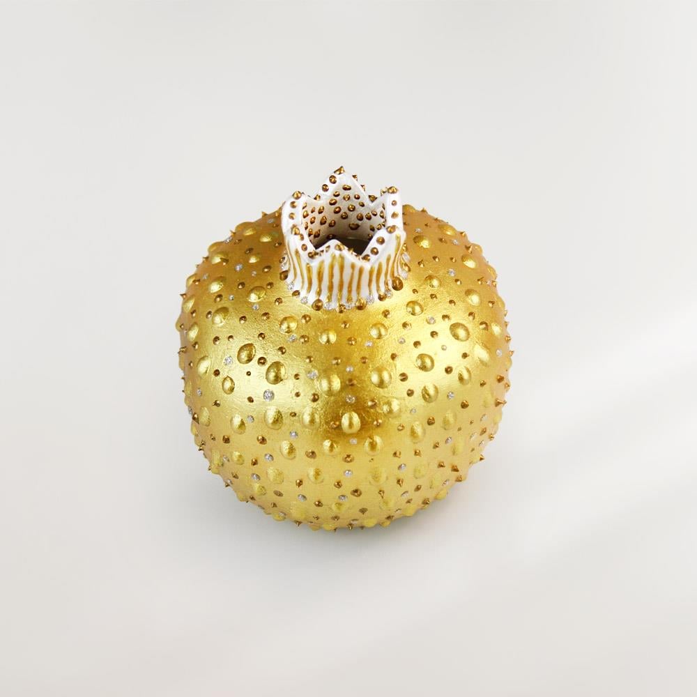 Coho Objet-Coho Art Bereket Narı El Yapımı Sanatsal Dekoratif Obje Brilliant Gold-Dekoratif Kase-4-roqelvaxirum.shop