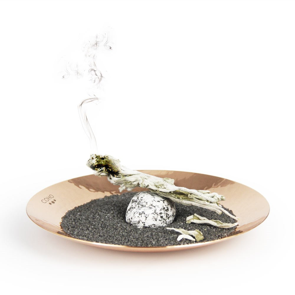 Coho Objet-Coho Artisan Prana Dövme Bakır Tütsü Kasesi-Tütsülük-2-roqelvaxirum.shop