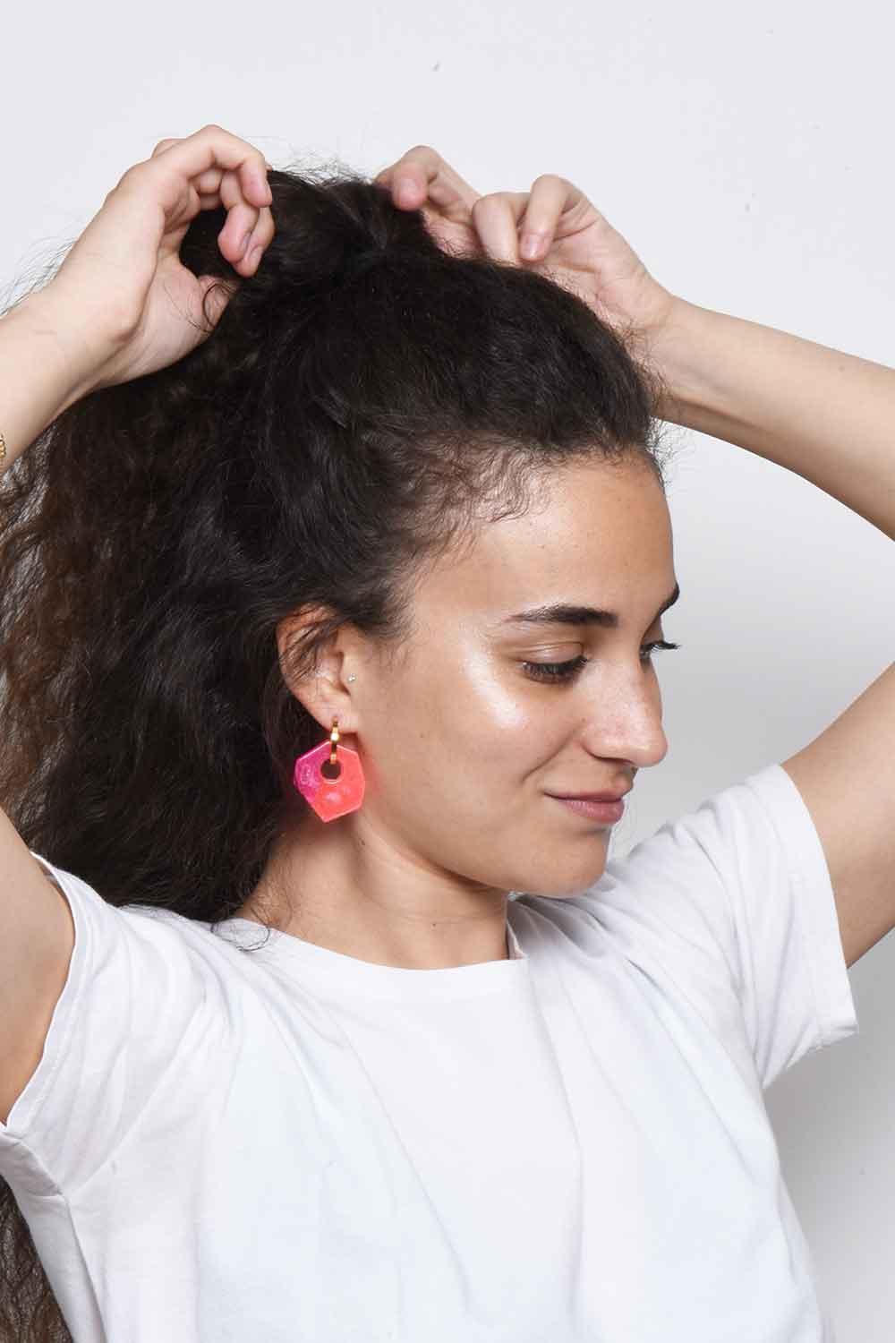 Color Manifesto-Ear Candy Duo no.8 Küpe-Küpe-4-roqelvaxirum.shop