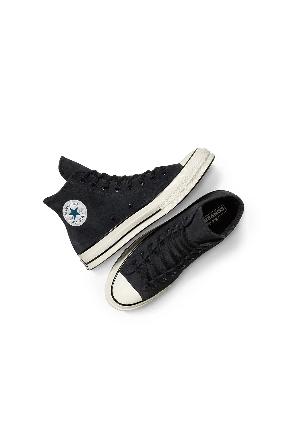 Converse-Chuck 70 Unisex Siyah Süet Sneakers-Sneakers-6-roqelvaxirum.shop