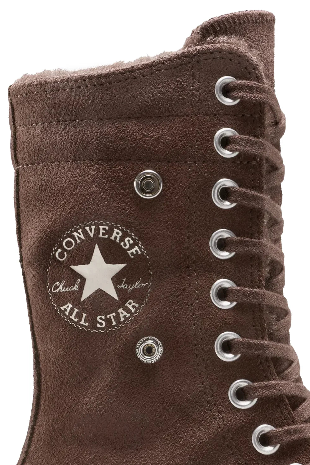 Converse-Chuck Taylor All Star Fold Over Lift Kadın Kahverengi Süet Sneaker-Sneakers-2-roqelvaxirum.shop