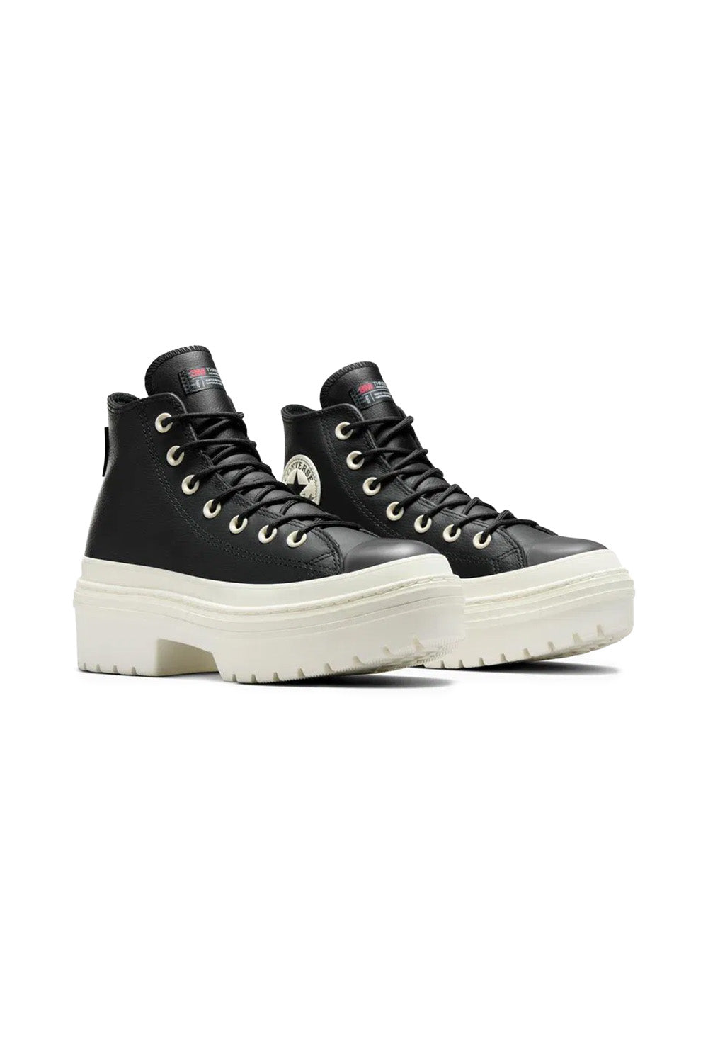 Converse-Chuck Taylor All Star Lugged Heal Platform Siyah Kadın Deri Bot-Bot-3-roqelvaxirum.shop