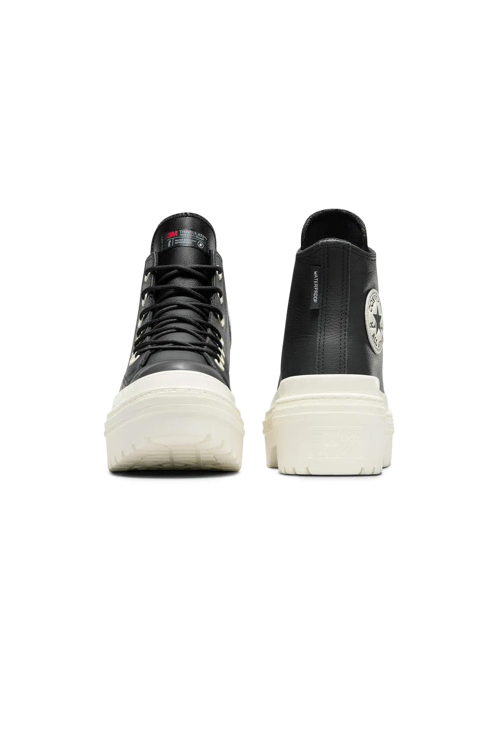 Converse-Chuck Taylor All Star Lugged Heal Platform Siyah Kadın Deri Bot-Bot-8-roqelvaxirum.shop