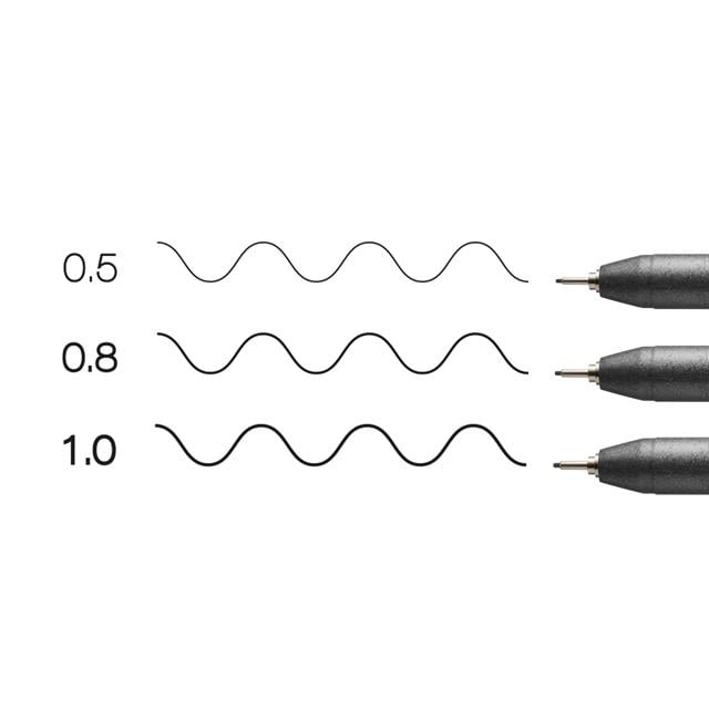 Copic-Copic Multiliner 3'lü Siyah Set Broad-Kalem Seti-4-roqelvaxirum.shop