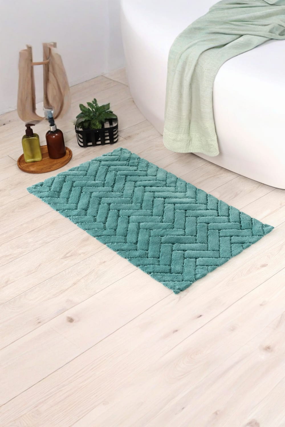 Cotton Box-Pamuklu Paspas Zibby Mint 60x100-Paspas-1-roqelvaxirum.shop