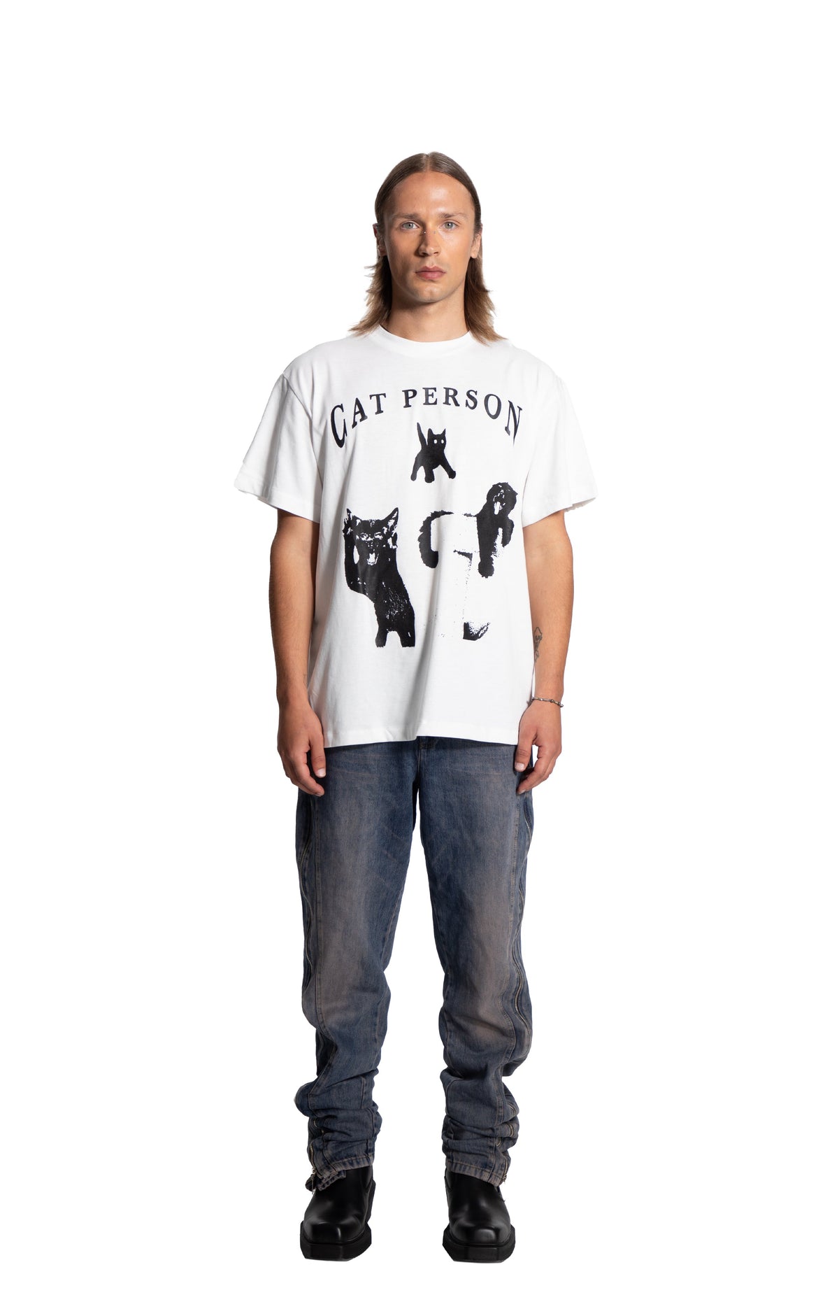 Cat Person Men'S T-Shirt