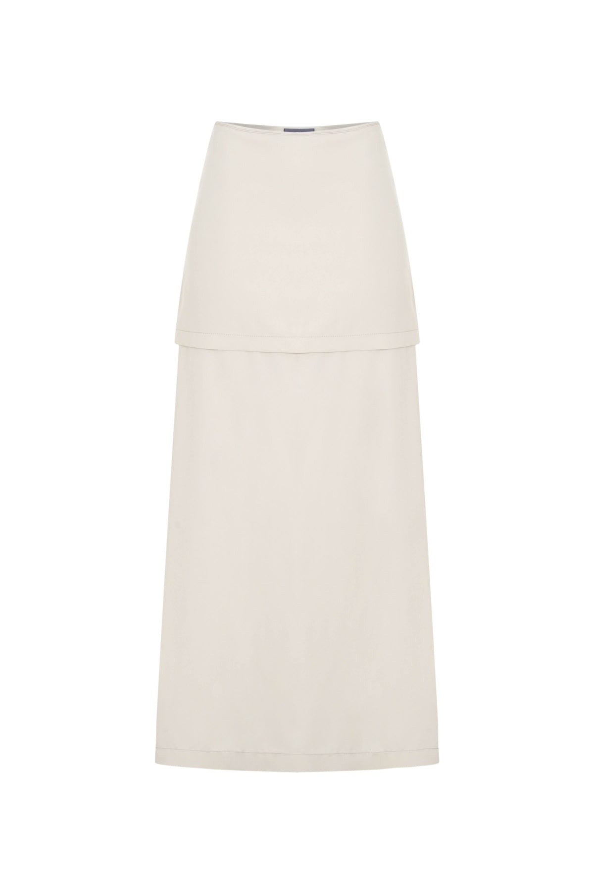 Death Is Easy-Layered Cotton Mid Length Skirt-Etek-4-roqelvaxirum.shop