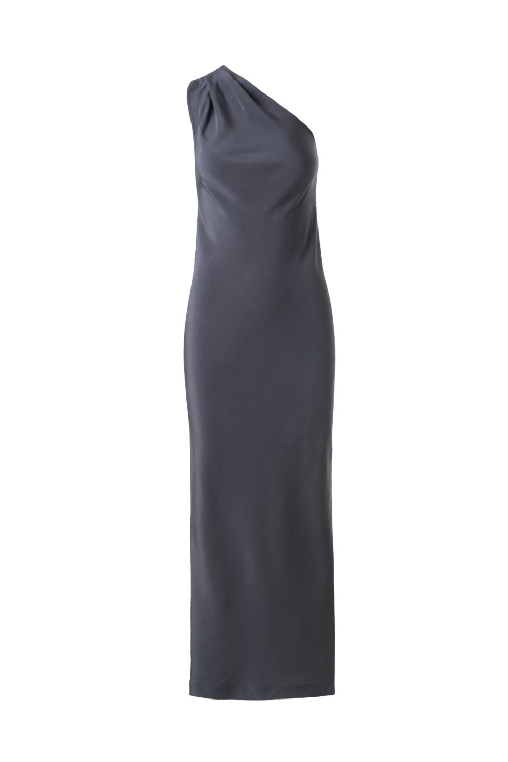 Delicate-Gri İpek Elbise-Elbise-2-roqelvaxirum.shop