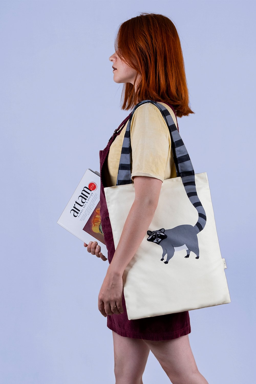 Design Vira-Raccoon Tote Bag-Omuz Çantası-1-roqelvaxirum.shop