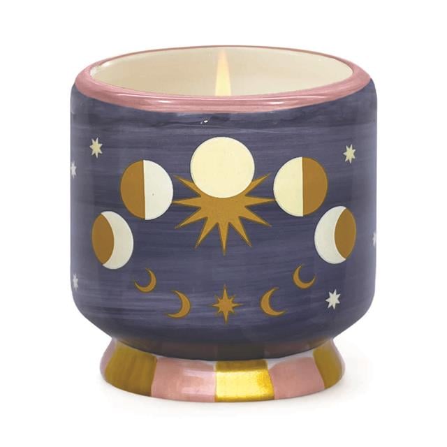 Designwork Ink-A Dopo Luxury Artisan El Boyaması 226g Mum Moon Phases Rose & Jasmine-Mum-1-roqelvaxirum.shop