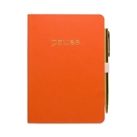 Designwork Ink-Vegan Deri Kaplı Pause Kalemli Şükran Defter-Defter-1-roqelvaxirum.shop