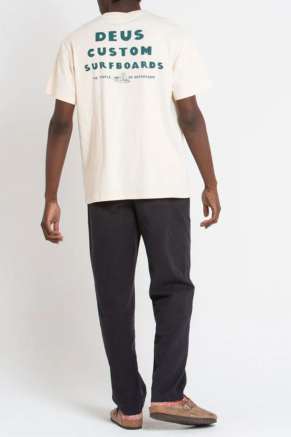 Deus-Layback Tee Dirty White-T-Shirts-2-roqelvaxirum.shop