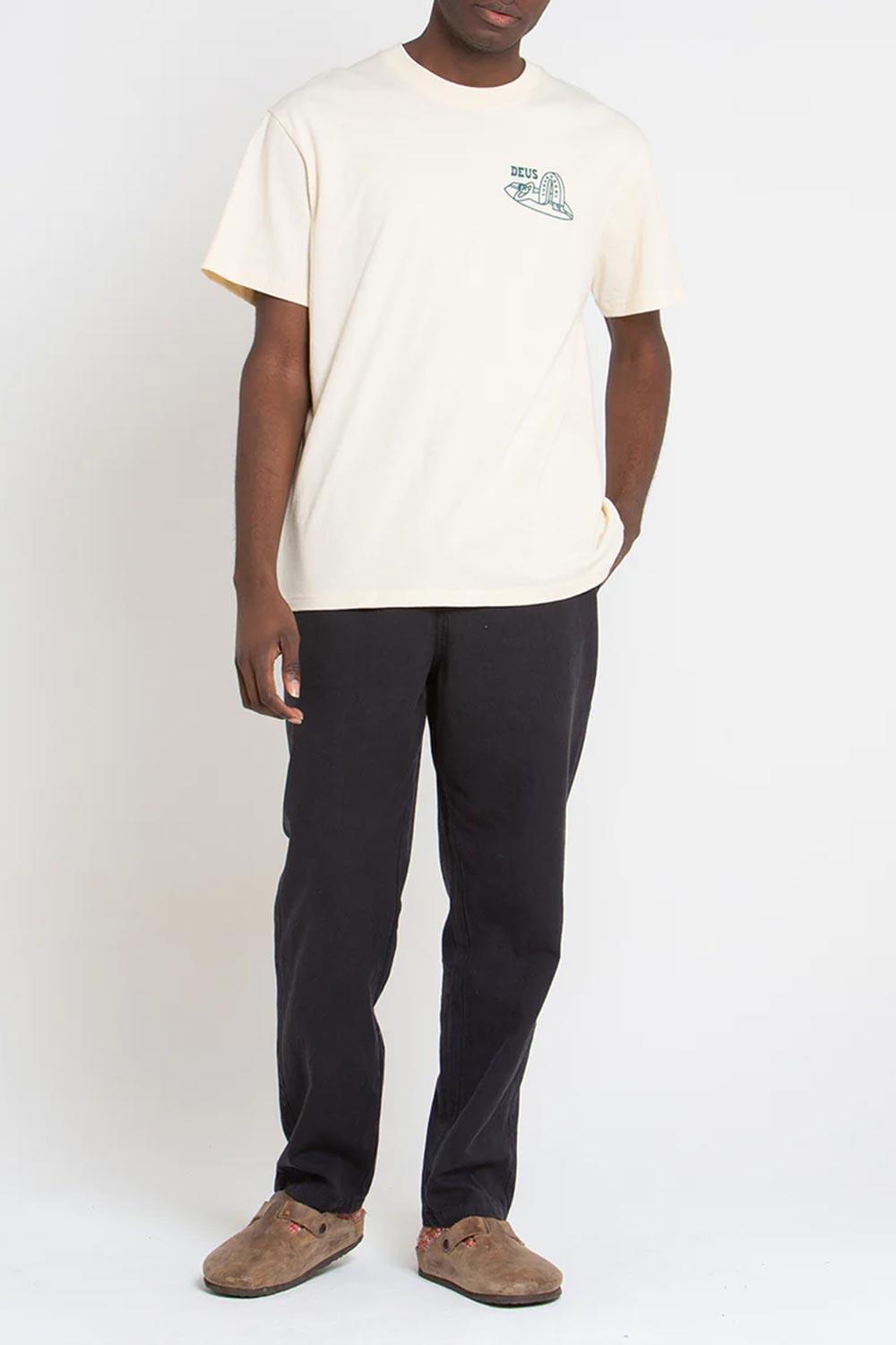 Deus-Layback Tee Dirty White-T-Shirts-5-roqelvaxirum.shop