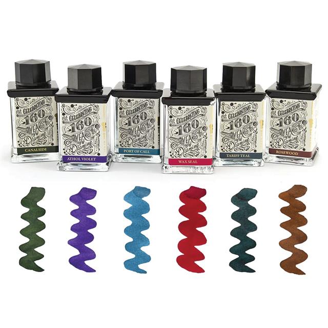 Diamine-160. Yıl Dolma Kalem Mürekkebi 75 Ml. Wax Seal-Şişe Mürekkep-4-roqelvaxirum.shop