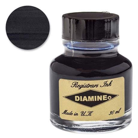 Diamine-Diamine Registrar's Archival şişe Mürekkep 30ml Blue Black-Mürekkep-1-roqelvaxirum.shop