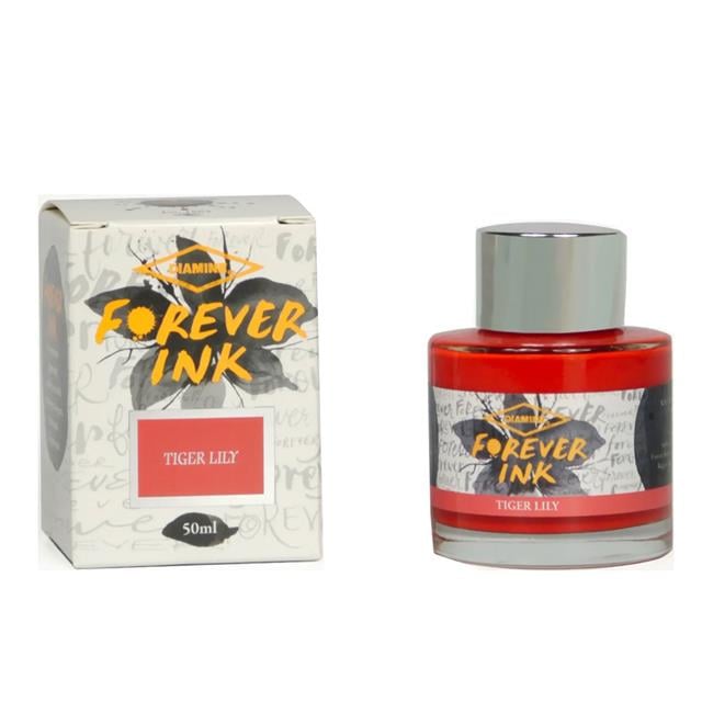 Diamine-Forever Permanent & Waterproof Pigment Şişe Mürekkep 50ml Tiger Lily-Şişe Mürekkep-1-roqelvaxirum.shop