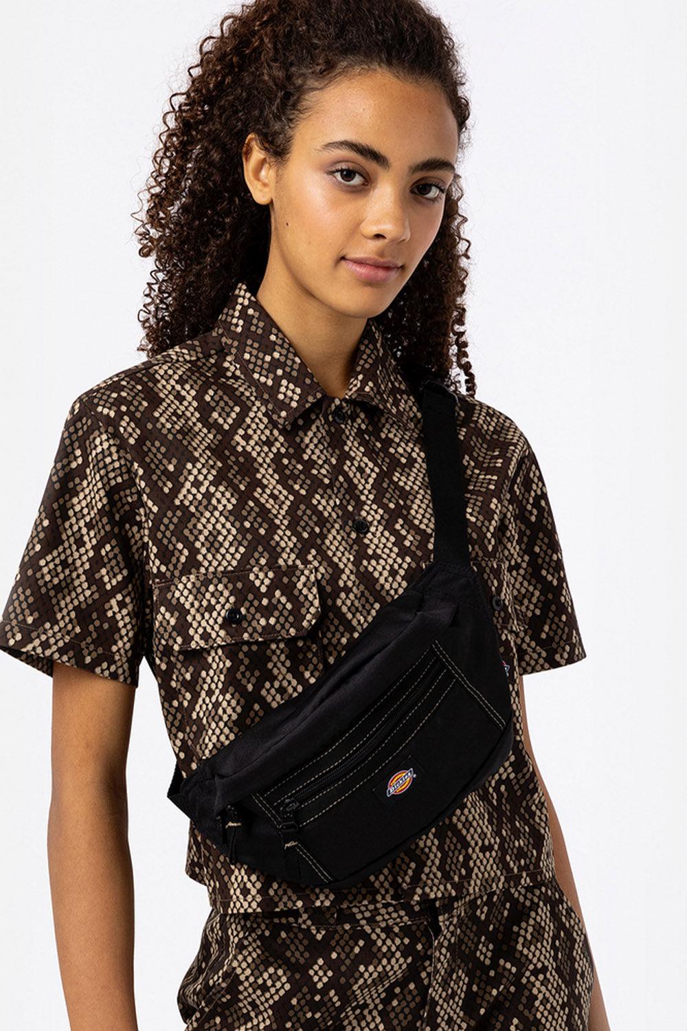 Dickies-Ashville Pouch Black-Bel Çantası-1-roqelvaxirum.shop