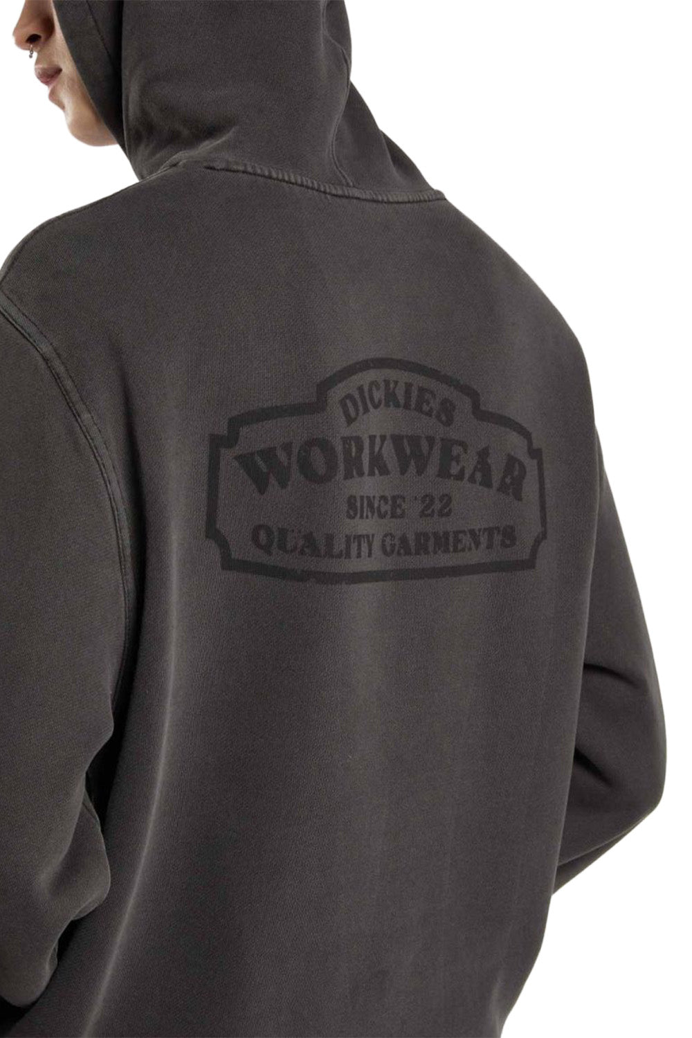 Dickies-Christiana Gd Erkek Kapüşonlu Siyah Sweatshirt-Sweatshirts & Hoodies-1-roqelvaxirum.shop