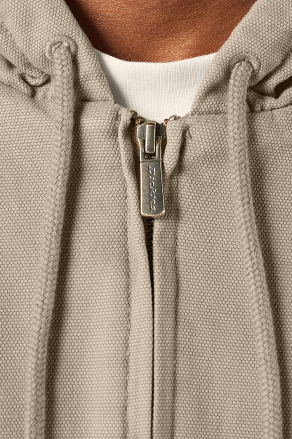 Dickies-Hilham Hooded Kapüşonlu Erkek Bej Kanvas Mont-Mont-6-roqelvaxirum.shop