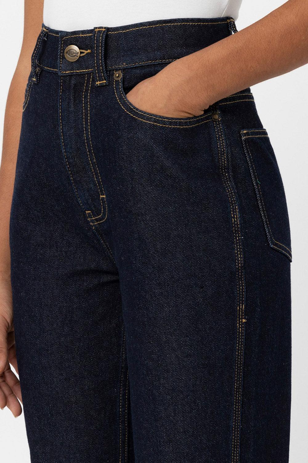Dickies-Houston Denim Rinsed-Kot Pantolon-5-roqelvaxirum.shop