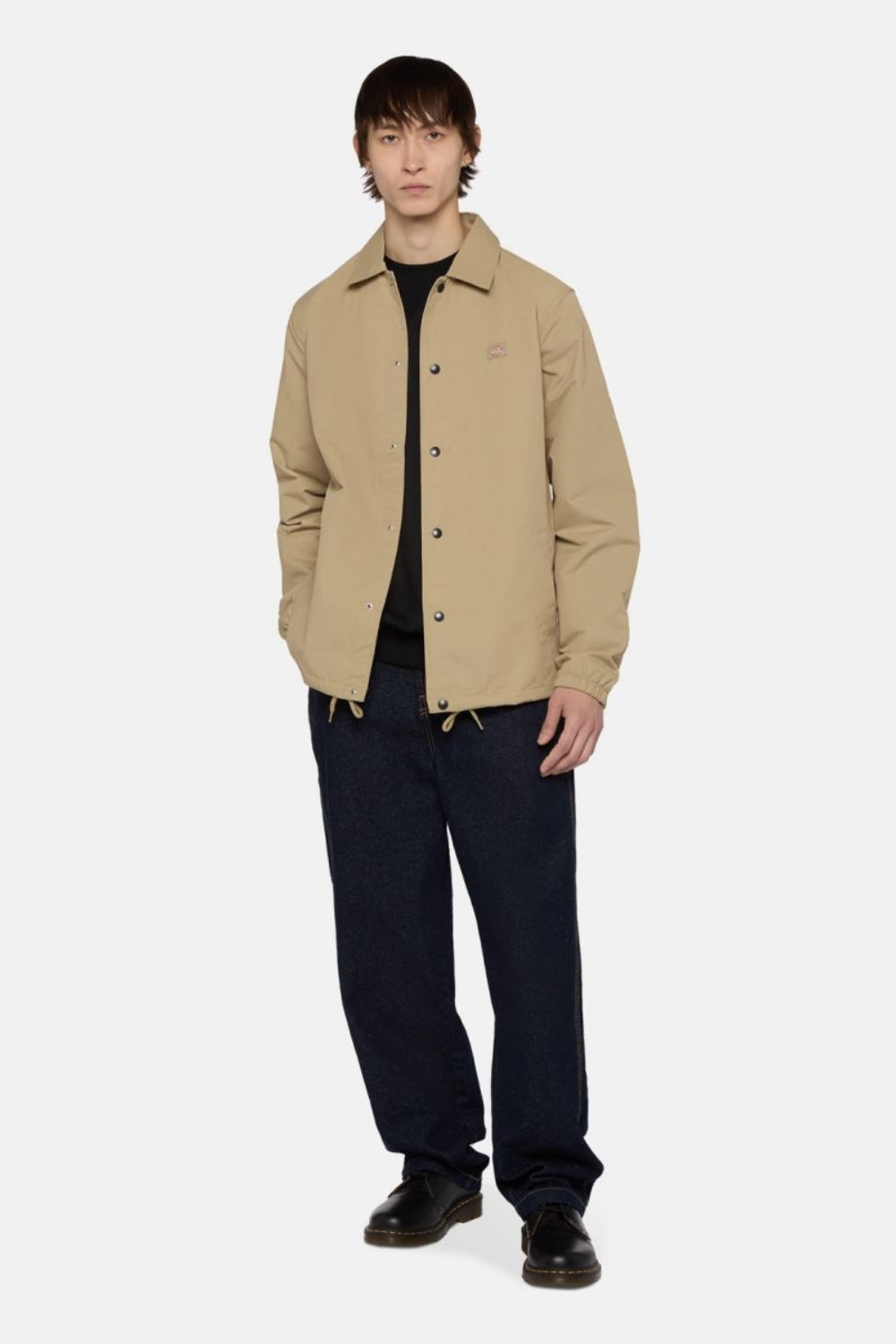 Dickies-Oakport Coach Jacket Khaki-Ceket-1-roqelvaxirum.shop