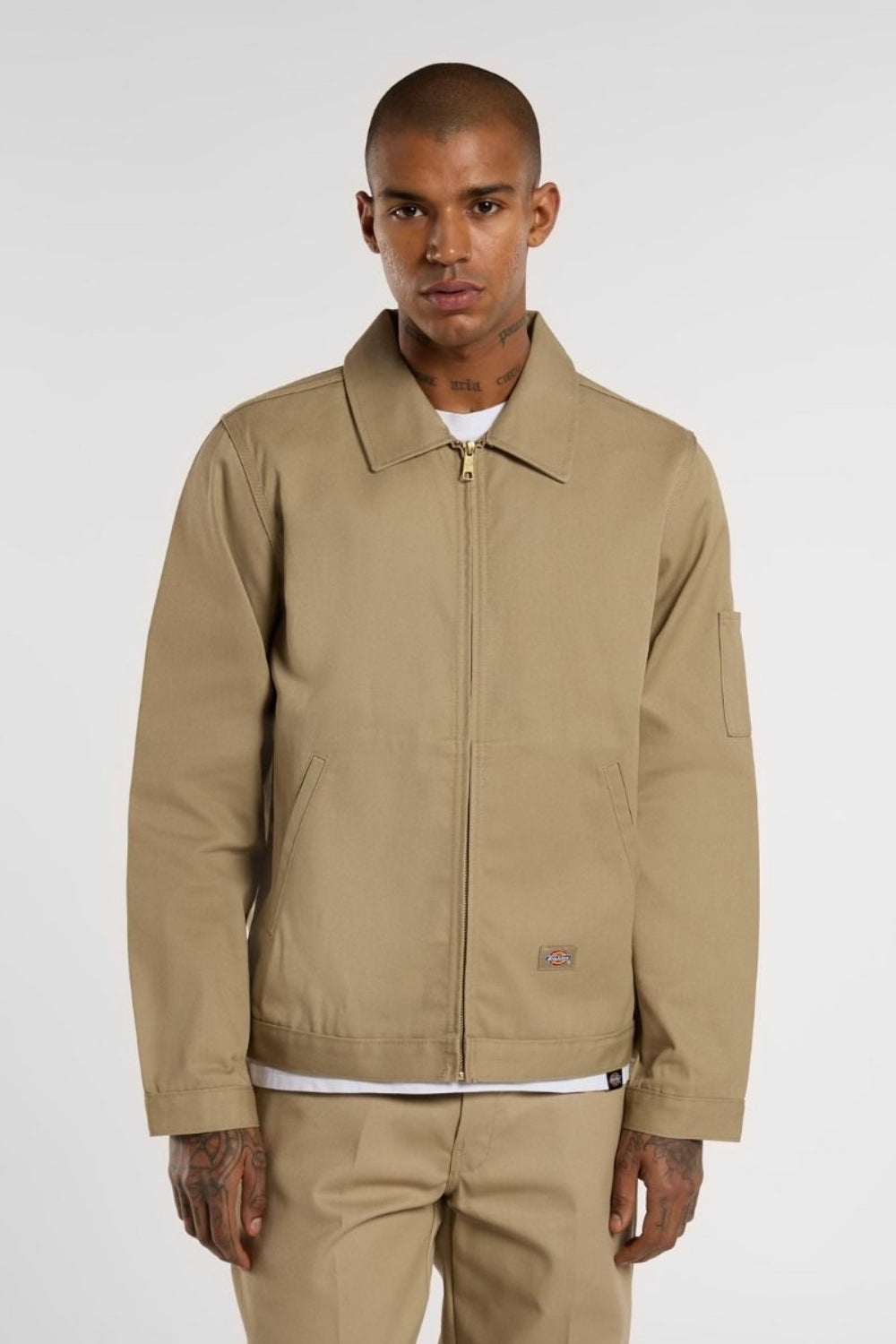 Dickies-Unlined Eisenhower Jacket Rec Khaki-Deri Mont-1-roqelvaxirum.shop