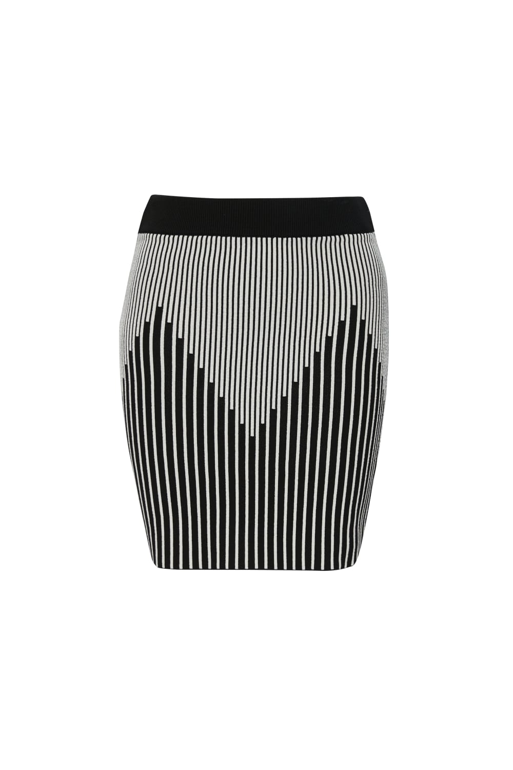 Direct Message-Georgia Knitted Skirt - Black & White-Etek-2-roqelvaxirum.shop