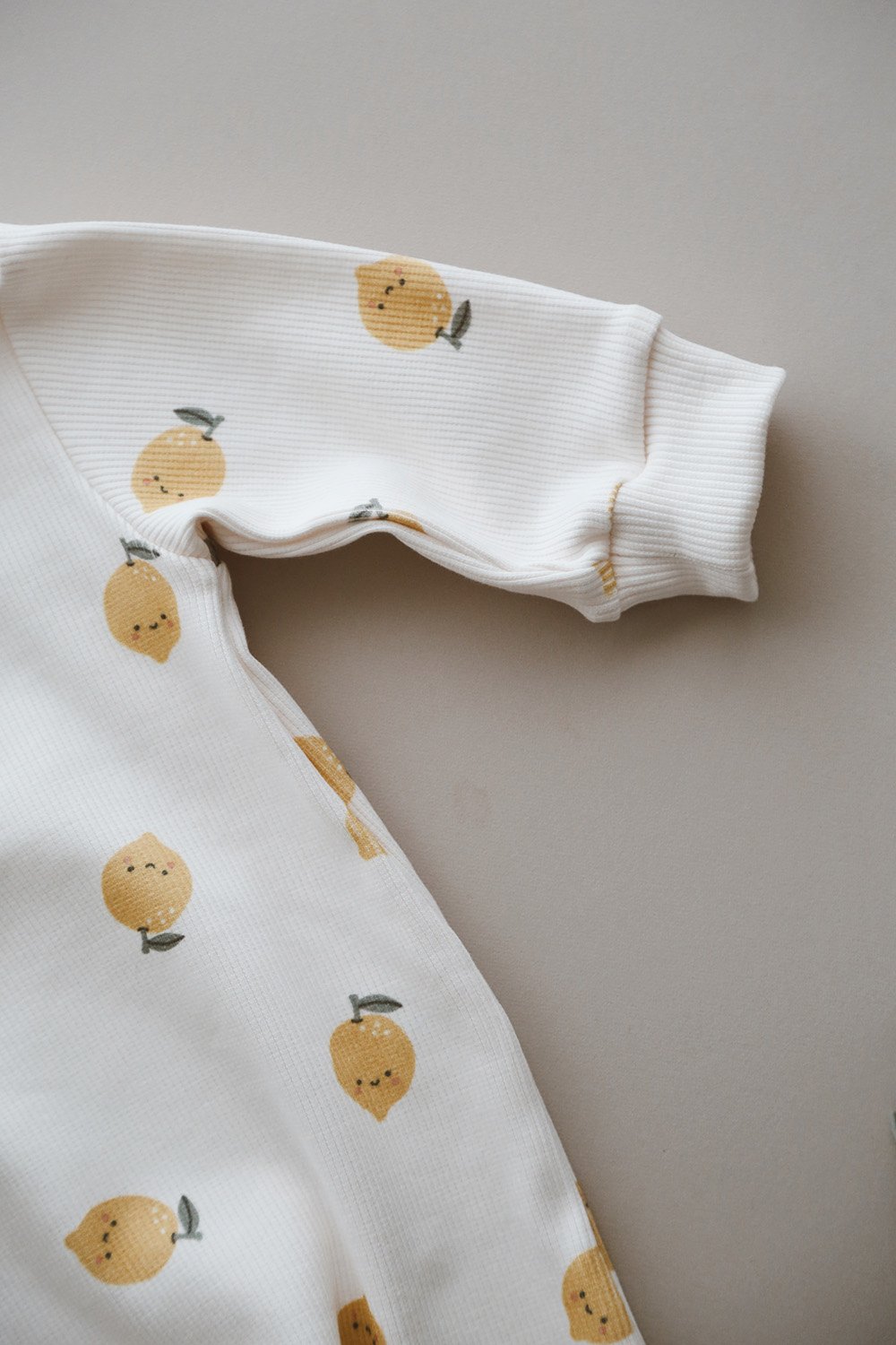 DoDo'S Baby-Li̇mon Desen Organi̇k Kaşkorse Bebek Tulum-Çocuk Elbise & Tulum-4-roqelvaxirum.shop