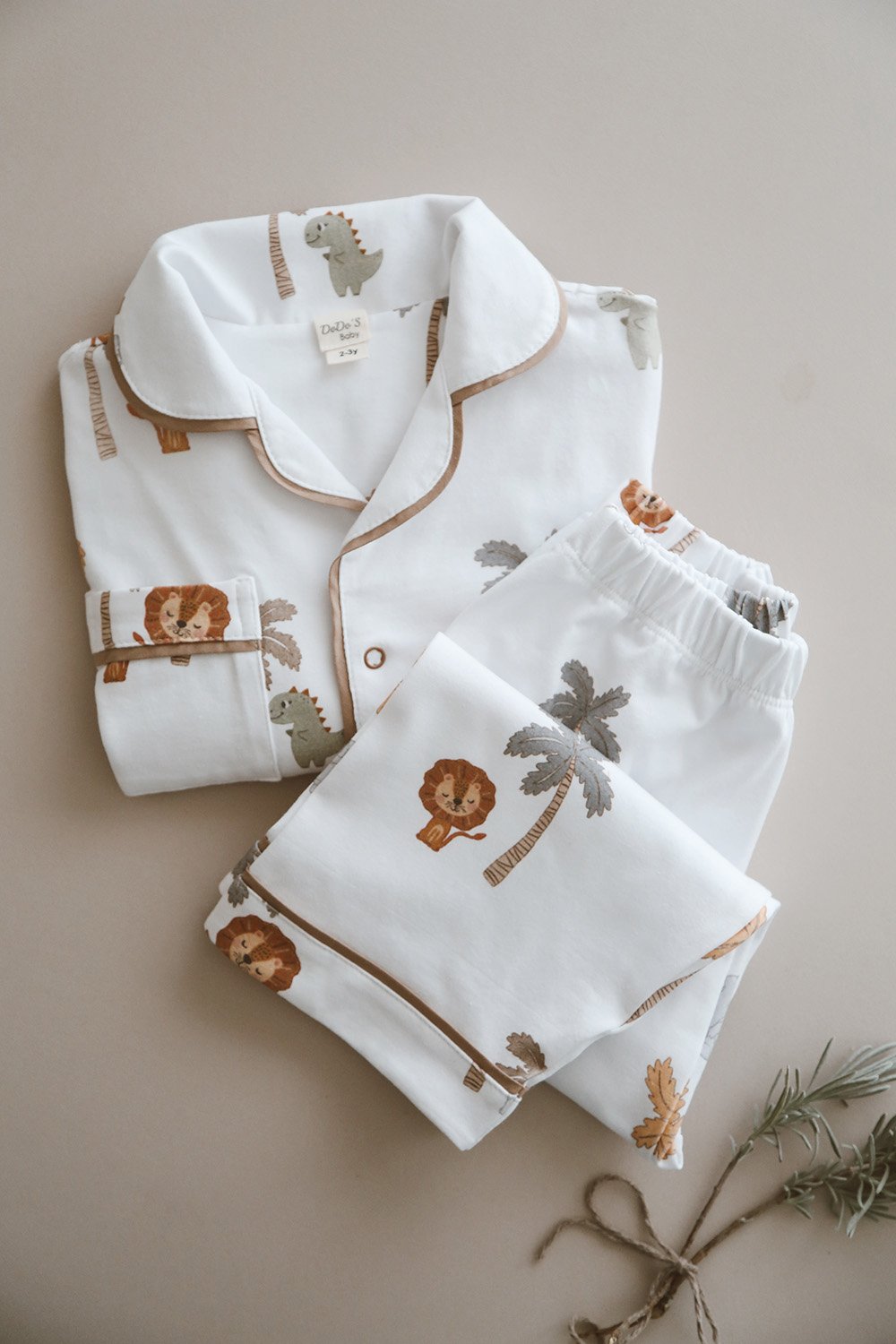 DoDo'S Baby-Safari̇ Temali Alt-üst Pi̇jama Takimi (erkek Çocuk)-İç Giyim & Pijama-9-roqelvaxirum.shop