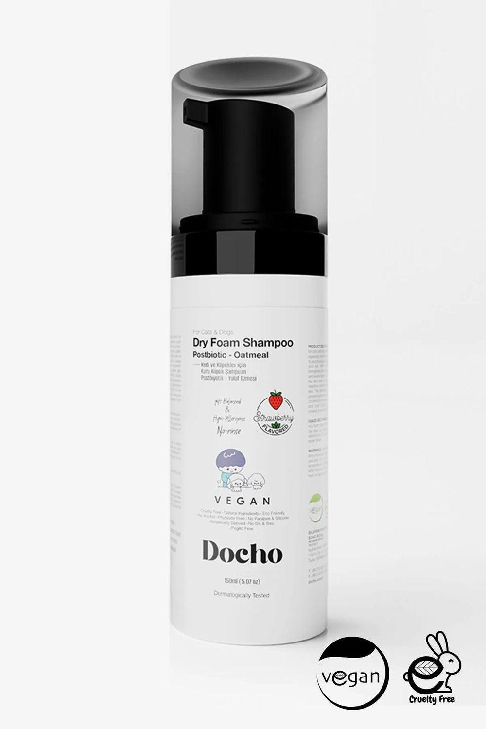 Docho-Kedi Ve Köpek Kuru Köpük Şampuan - Postbiyotik 150 Ml-Köpek-1-roqelvaxirum.shop