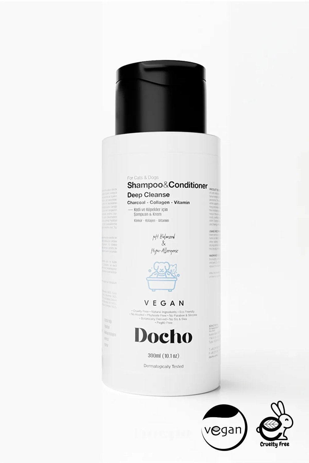 Docho-Şampuan Ve Krem - Deep Cleanse - Kömür & Kolajen & Vitamin 300 Ml-Köpek-1-roqelvaxirum.shop