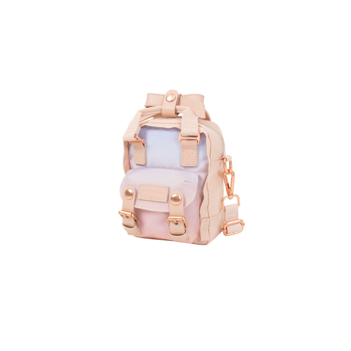 Doughnut Macaroon Tiny Sky X Ribbon Serisi Soft Sunrise Unisex Omuz Çantası