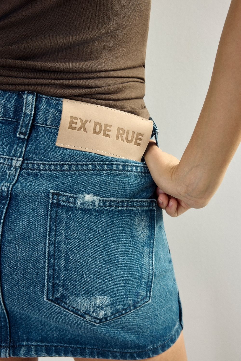 Blue Denim Skirt 1 - 3