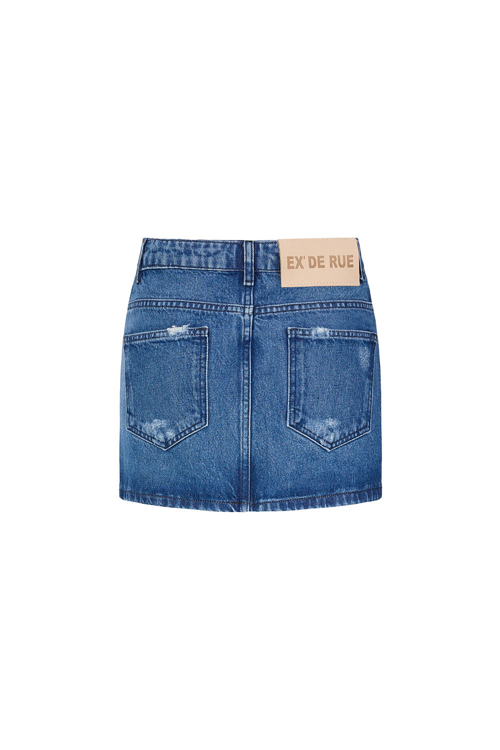 Blue Denim Skirt 1 - 6